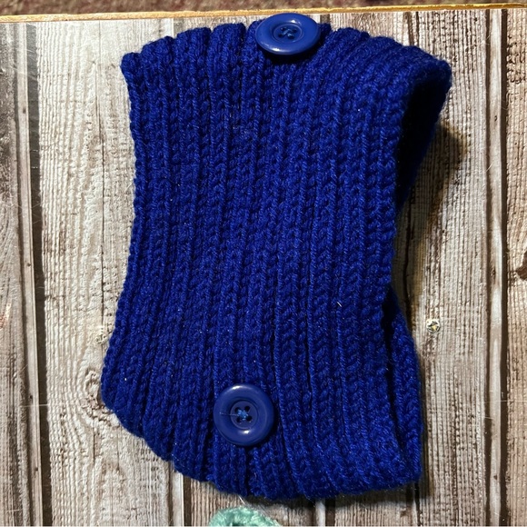 Boutique Winter knit ear warmers head bands with button various colors - Picture 14 of 15